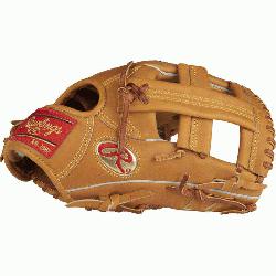 Rawlings world-renowned Heart of the Hide steer hide leather, the Heart of th